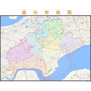 嘉兴市区划分图图片