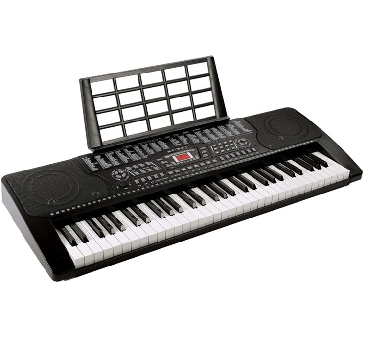 新韵电子琴xy833 xy219 xy960 通用曲谱架子乐器书架话筒专用配.