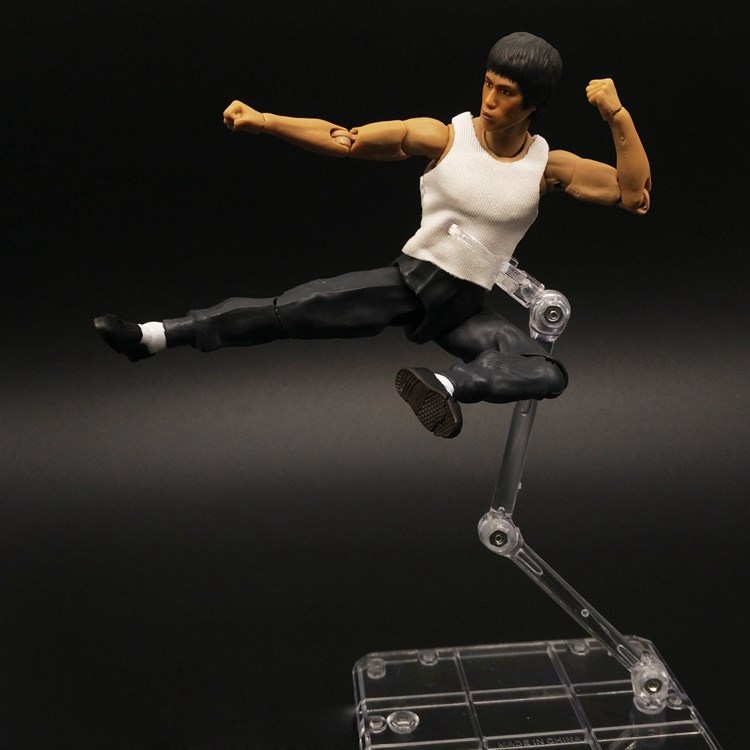 shf李小龙手办figma 75周年死亡游戏精武门可动人偶公仔玩具模型