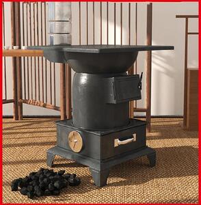 排风电锅炉炉子家用煤炭配件烟囱回风壁挂炉铁炉子水暖