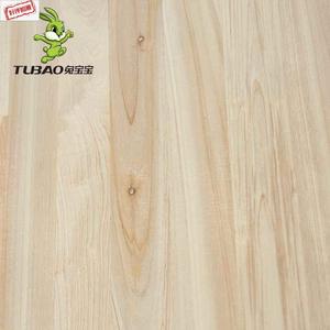 兔宝宝板材杉木芯指接板e0级17mm双面有节木板集成墙板m装修板材