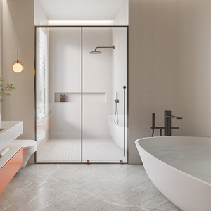 淋浴房一字形推拉