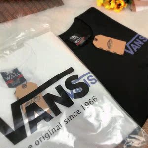 纯棉220g重磅美版夏威夷风潮牌vansoff宽松短袖高街款万斯t恤男女