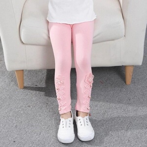 女童打底裤春秋新款儿童小女孩裤子女宝宝长裤外穿弹力洋气体型.