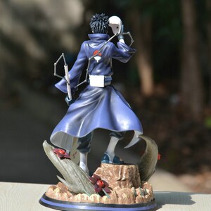 火影忍者幕后晓组织白面具手办宇智波带土斑忍界大战双头模型摆件