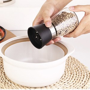 黑芝麻粉碎机打胡椒粉机手动研磨器楜椒磨粉机超细白糊椒神器家用