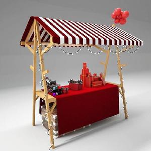 移动棚集市摊位防晒钵仔糕水果车摆地摊餐馆售卖饮品售货小摊创意