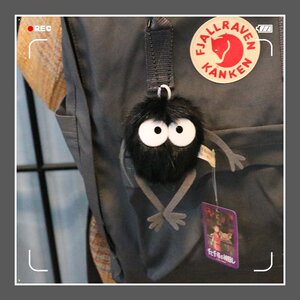 可爱黑毛球黑炭球震动小煤球煤炭球毛绒挂件包包书包挂饰小礼物