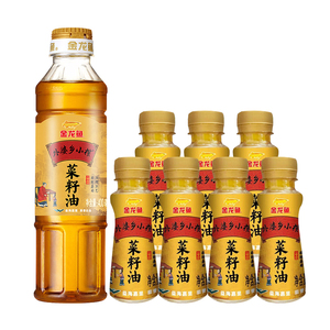 金龙鱼外婆乡小榨菜籽油400ml+60ml*7小瓶