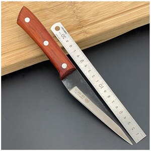日本手工锻打锋钢剔骨专用刀特快刀杀猪卖肉分割刀割肉刀切肉刀.