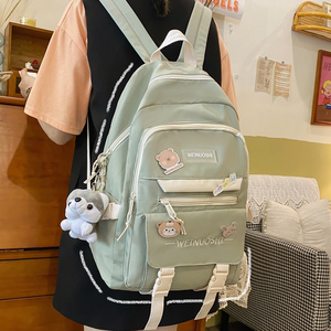 小清新书包女ins初中生小学生五六年级可爱日系大容量高中双肩包