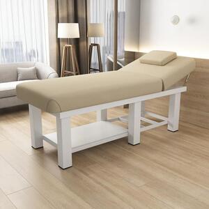 床养生馆按摩床汗蒸推拿床布料美容床木质风格平板木头美容院理疗