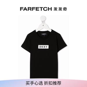 DKNY童装logo印花T恤FARFETCH发发奇