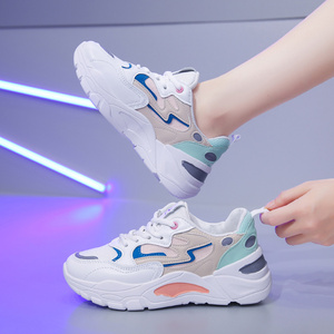 tiger虎牌原装进口运动鞋女ins潮2022春秋新款休闲学生轻便小白跑