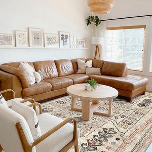 地毯客厅2024新款ins风复古摩洛哥藏毯轻奢高级感沙发卧室床边垫