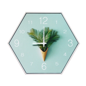 六边形挂钟
