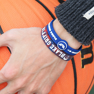 格里芬手环篮球腕带球星周边运动用品硅胶手带大小码可调节大小m