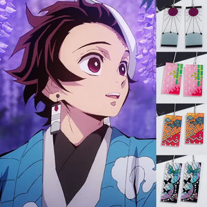 鬼灭之刃耳饰动漫周边灶门炭治郎同款太阳女神耳钉亚克力耳坠耳夹