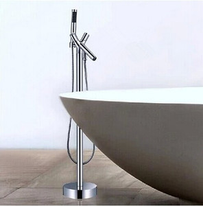 高仪groh卫浴全铜浴缸水龙头冷热双把双控坐式落地加高淋浴花洒