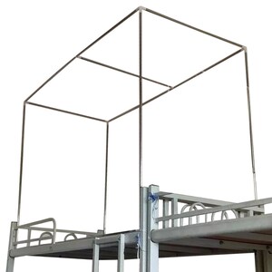 学生床架寝室宿舍床帘支架上铺带送风扇横杆下铺加粗遮光蚊帐架子