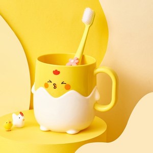 创意可爱牙缸杯宿舍女生专用漱口杯家用儿童宝宝卡通塑料洗漱杯子