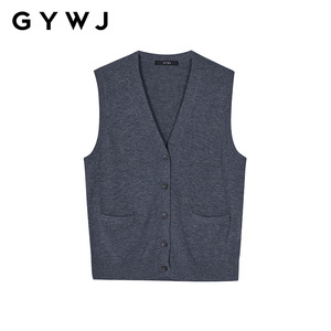 【天猫专享】GYWJ/己以新品针织背心羊毛休闲舒适8I3512008