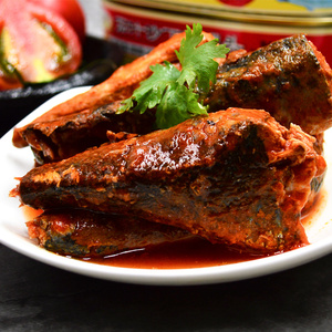 番茄汁沙丁鱼罐头即食鱼肉下饭番茄鱼宿舍户外熟食鲭鱼海鲜425g罐