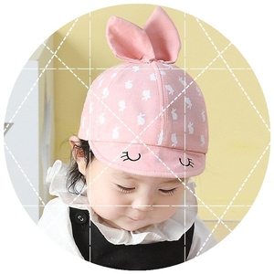 欧洲进口代0-1岁半女宝宝5帽子3小孩7春天4到6个月男婴儿8春季12