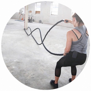 健身耐力固定绳甩大绳握力战绳训练器粗绳固定架臂力绳格斗绳运动