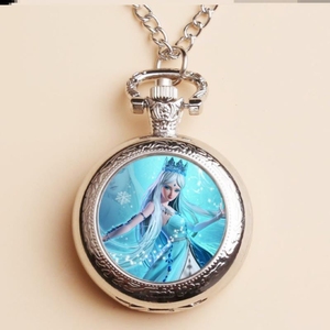 梦精灵叶罗丽时间公主怀表时希公主同款项链翻盖怀表冰公主动漫表