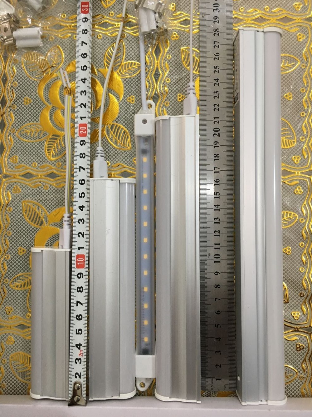 10cm20超短灯条t5日光灯管40cm四十厘米衣柜橱柜书柜玻璃展柜酒柜