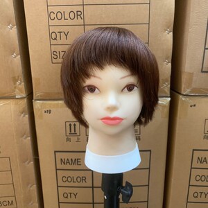 新短发头模全真发美发学徒练习剪发人假头模模型特头可烫染男士.