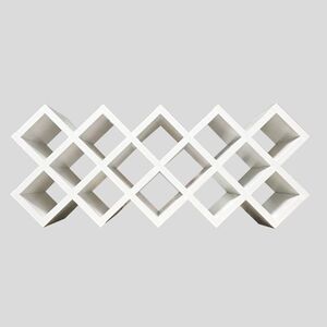 厂家酒柜酒格定制菱形装饰小型做红酒格子家用实木壁挂红酒架摆件