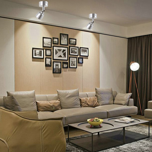 led明装射灯3w5w沙发背景墙照画灯万向壁画灯cob聚光小射灯 银色