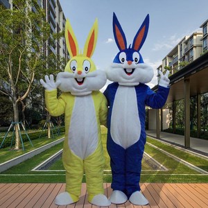 八哥兔子卡通人偶服装人穿玩偶道具宣传表演服兔巴哥头套公仔