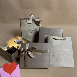 专柜原版正品bvlgari/宝格丽香水纸袋香水盒袋子礼品袋 袋子