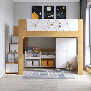 悬空床高架床儿童