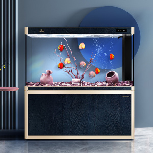 cleair可丽爱add/g玻璃底滤鱼缸客厅大中型生态免换水懒人水族箱