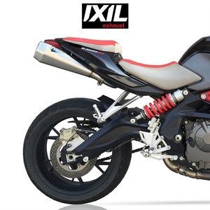 亿西尔适用钱江贝k600排气追纳装qj赛600黄龙摩托车改利排气管