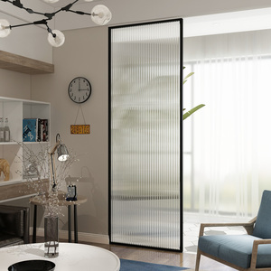 000人付款淘宝轻奢铝合金屏风卫生间半墙客厅遮挡带灯入户玄关简约