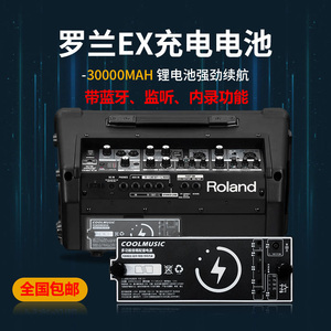 Roland罗兰EX音箱锂电池带蓝牙OTG内录监听BA330移动电源拉杆包