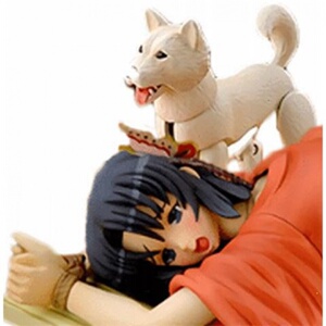 国产优质版 蝶之梦 小蝶 蝶子 趴姿带狗 二次元美女 手办模型摆件