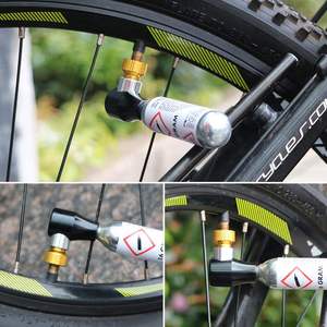 打气筒自行车快速二氧化碳山地公路车便携式迷你co2充气瓶气嘴阀