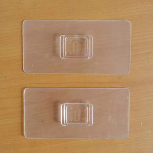 强力免打孔无痕贴片卫生间牙刷置物架配件粘贴背胶贴挂钩免钉沾片