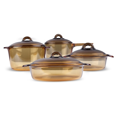 微晶玻璃锅样板间摆台汤锅炖锅透明锅明火直b烧家用煲汤煮面锅.