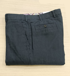 meyer 迈雅2021年春夏轻薄纯亚麻宽松休闲男裤17080-monza-19蓝色