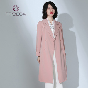 j03f205秋季新款女收腰显瘦中长款风衣外套tribeca翠贝卡旗舰店599