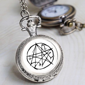 克苏鲁神话怀表旧神之印项链手表死灵之书中小学生创意生日礼物