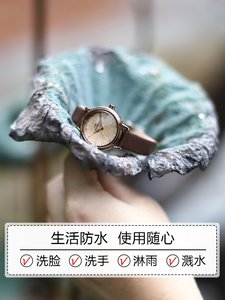 本水表品小小巧正日表女复文士清真新专钻表生f古学手盘柜细艺皮