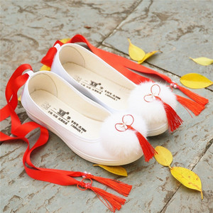 儿童古代高跟鞋